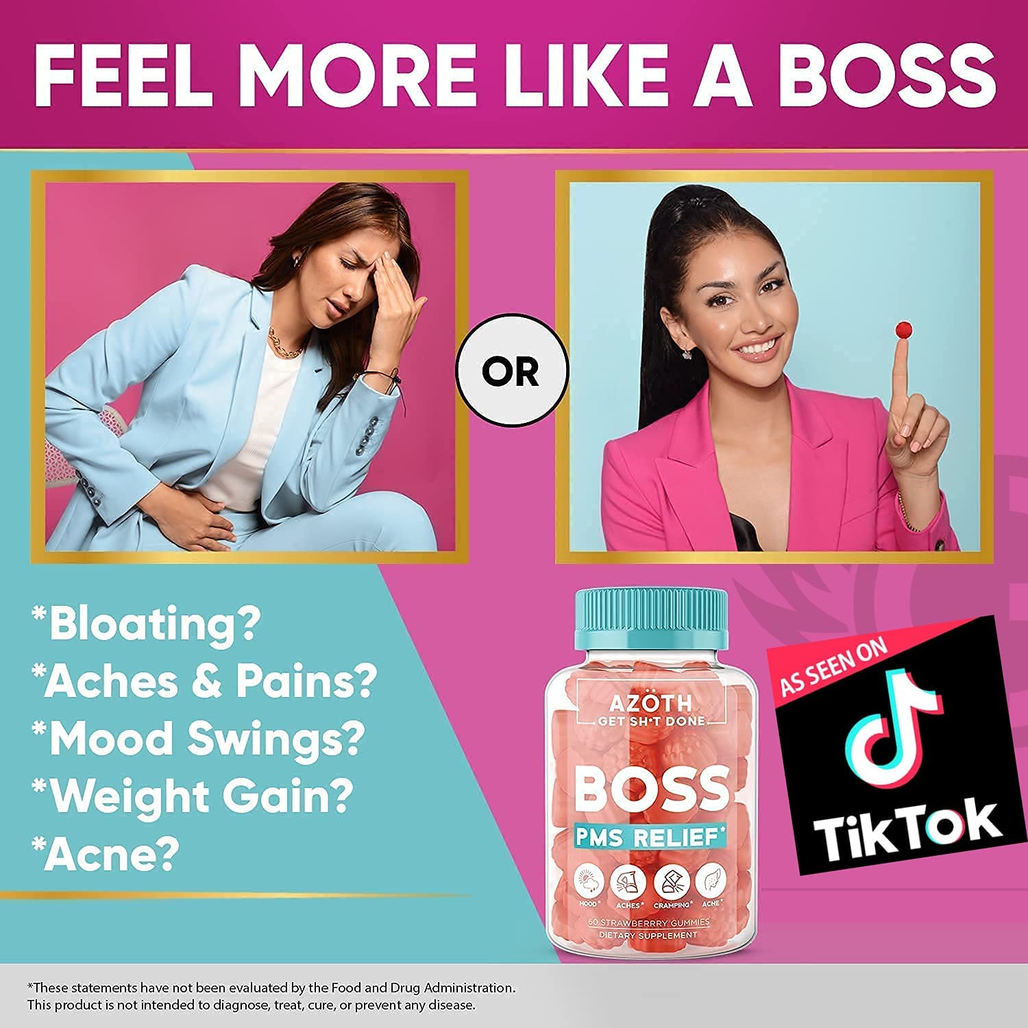 Boss PMS Relief Product Benefits